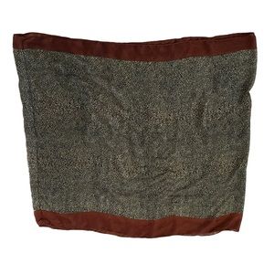 Animal Print Sheer Infinity Scarf